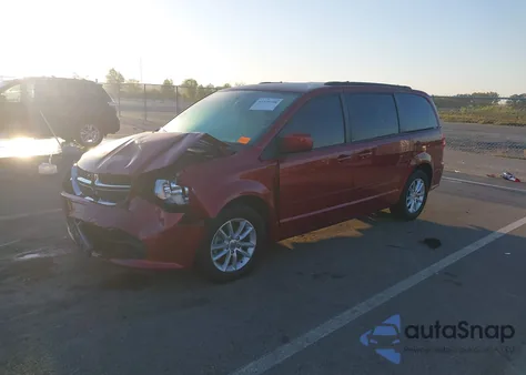 2014 Dodge Grand Caravan Sxt из США, поврежденный, VIN 2C4RDGCG8ER140727